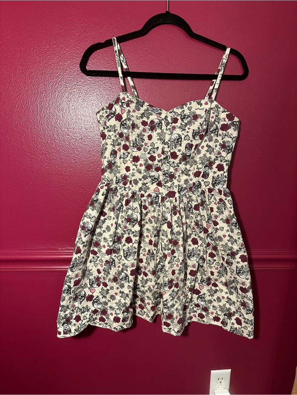 Hell Bunny poison love mini dress